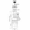 Сифон McALPINE 40   Унив.  с вентиляционным клапаном MRSK13V