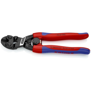 Бокорезы усиленные для мягких материалов KNIPEX 72 62 200 KN-7262200