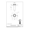 Покрытие шахты с оголовком 300 x 300 mm, DN 110/160