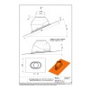 Скатная черепица 5° - 45° Wakaflex (кирпично-красного цвета) 500 x 700 mm DN 110/160