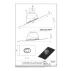 Скатная черепица 5° - 45° Wakaflex (черный) 470 x 700 mm DN 60/100-DN 80/125