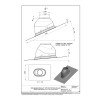 Скатная черепица 5° - 45° Wakaflex (черный) 500 x 700 mm DN 110/160