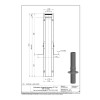 Проходной элемент для плоской крыши Нижняя часть PVC DN 110/160