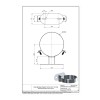 Дистанционные держатели (50мм), DN 110/160 Iron Poly