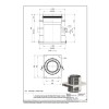 Межсекционная консоль,DN 160/230 Iron Poly