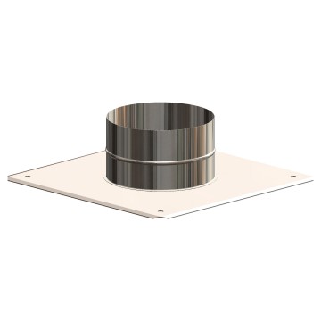 Опорная насадка с плитой (500x500мм), DN 160/230 Iron Poly